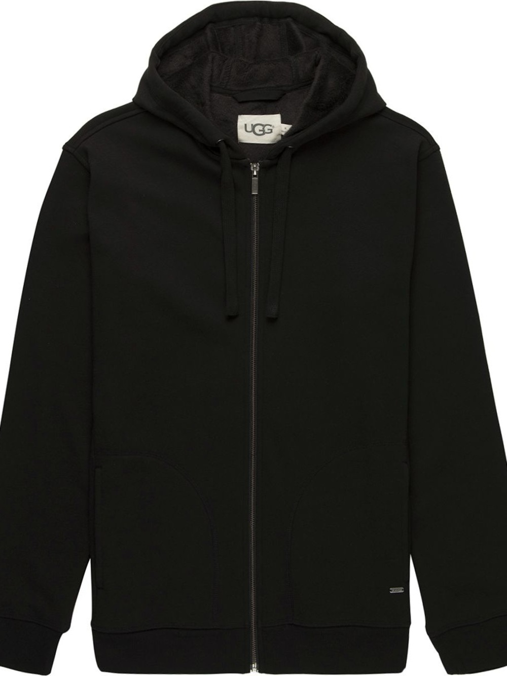 UGG Men’s Black Full-Zip Hooded Sweater